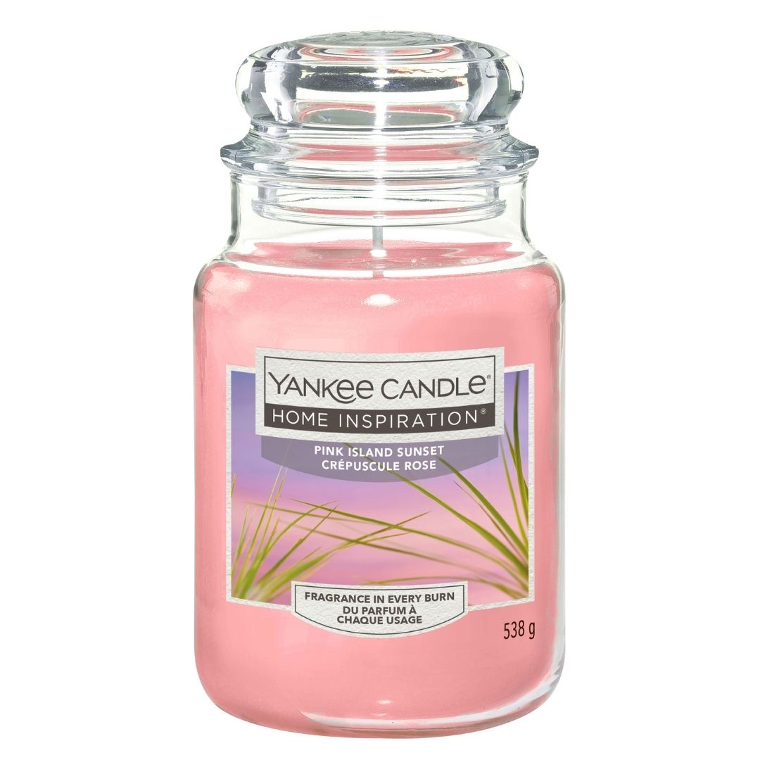 Pink Island Sunset Large Jar