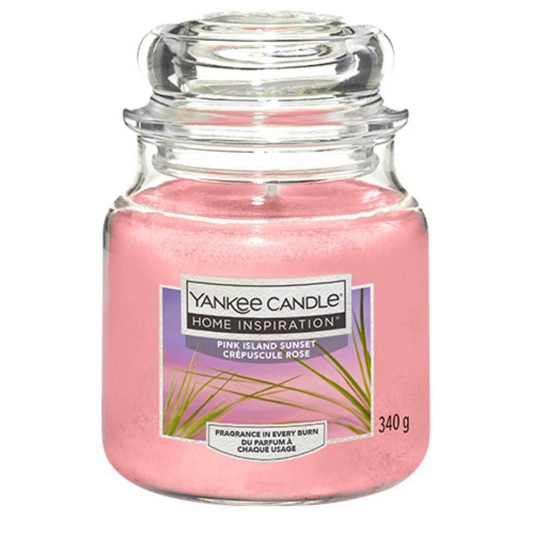 Pink Island Sunset Medium Jar