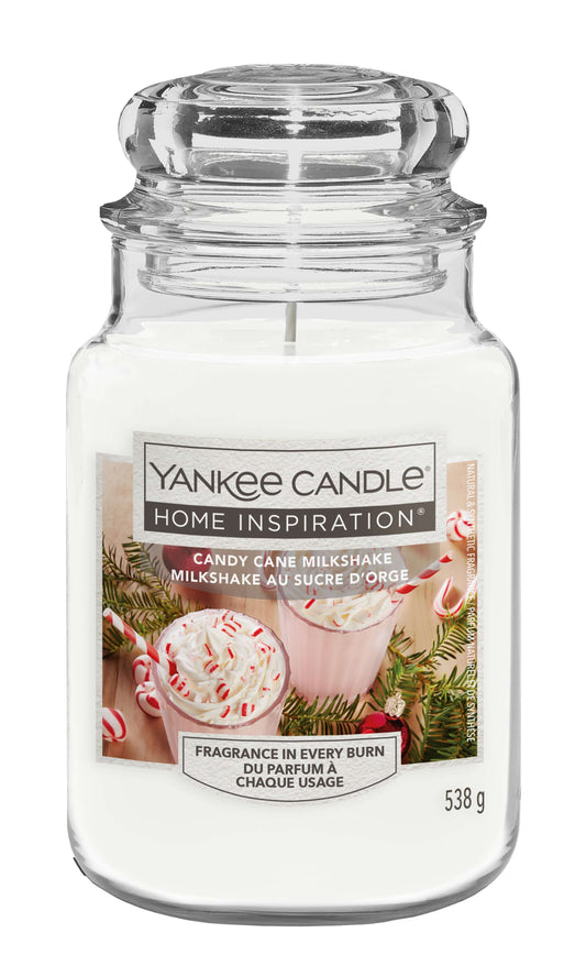 Candy Cane Milkshake Enjoy the irresistible fragrance of a festive, creamy treat with notes of peppermint, vanilla, and ice cream blended together. Peppermint, Crystallised Sugar Mint, Ice Cream, Condensed Milk Praline, Amber. 