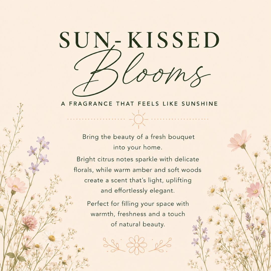 Sun-Kissed Blooms Medium Jar