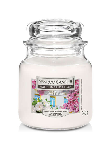City Blooms Medium Jar The floral scents of gardenia, white lily, and orange blossom surround you as you walk past a garden in the city. 