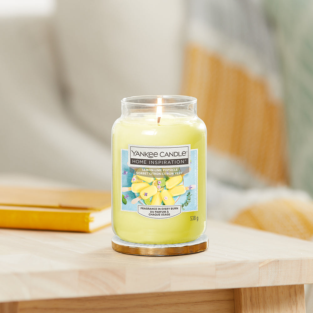 Lemon-Lime Popsicle Small Jar Bright and sunny lemon, lime, and mint notes create the fragrance of a must-have summer refresher. 